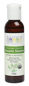 Aura Cacia Organic Sesame Oil 118ml