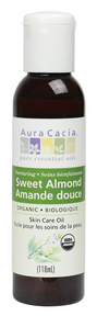 Aura Cacia Organic Sweet Almond Oil 118ml