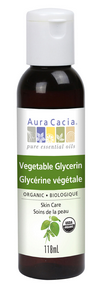 Aura Cacia Vegetable Glycerin - Organic 118ml