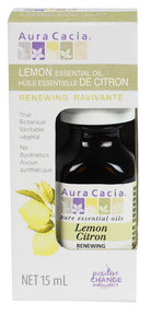 Aura Cacia Boxed Essential Oil - Lemon 15ml