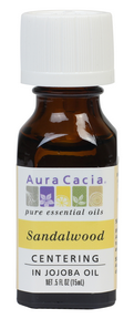 Aura Cacia Sandalwood with Jojoba Oil 15ml