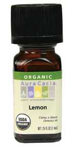 Aura Cacia Lemon Organic Essential Oil 7ml