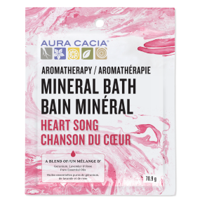 Aura Cacia Heartsong Mineral Bath 6 x 71g