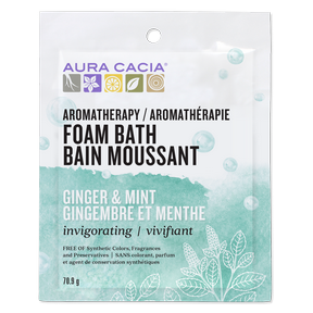 Aura Cacia Ginger Mint Foam Bath 6 x 71g