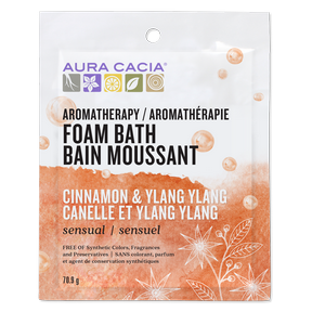 Aura Cacia Cinnamon/Ylang Ylang Foam Bath 6 x 71g