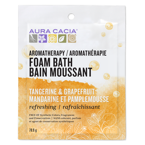 Aura Cacia Tangerine/Grapefruit Foam Bath 6 x 71g