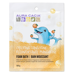 Aura Cacia Kids Cheering Foam Bath Sweet Orange & Tangerine 6 x 71g