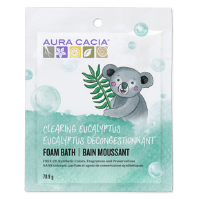 Aura Cacia Kids Clearing Foam Bath -Eucalyptus 6 x 71g