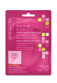 Andalou Naturals 1000 Roses Instant S & S Sheet Mask 6 x 18g