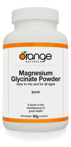 Orange Naturals Magnesium Glycinate Powder (90g)