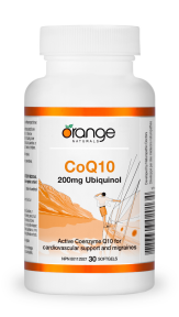 Orange Naturals CoQ10 200mg (30 Softgels)