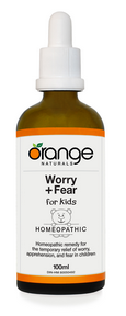 Orange Naturals Worry+Fear (Kids) Homeopathic (100g)