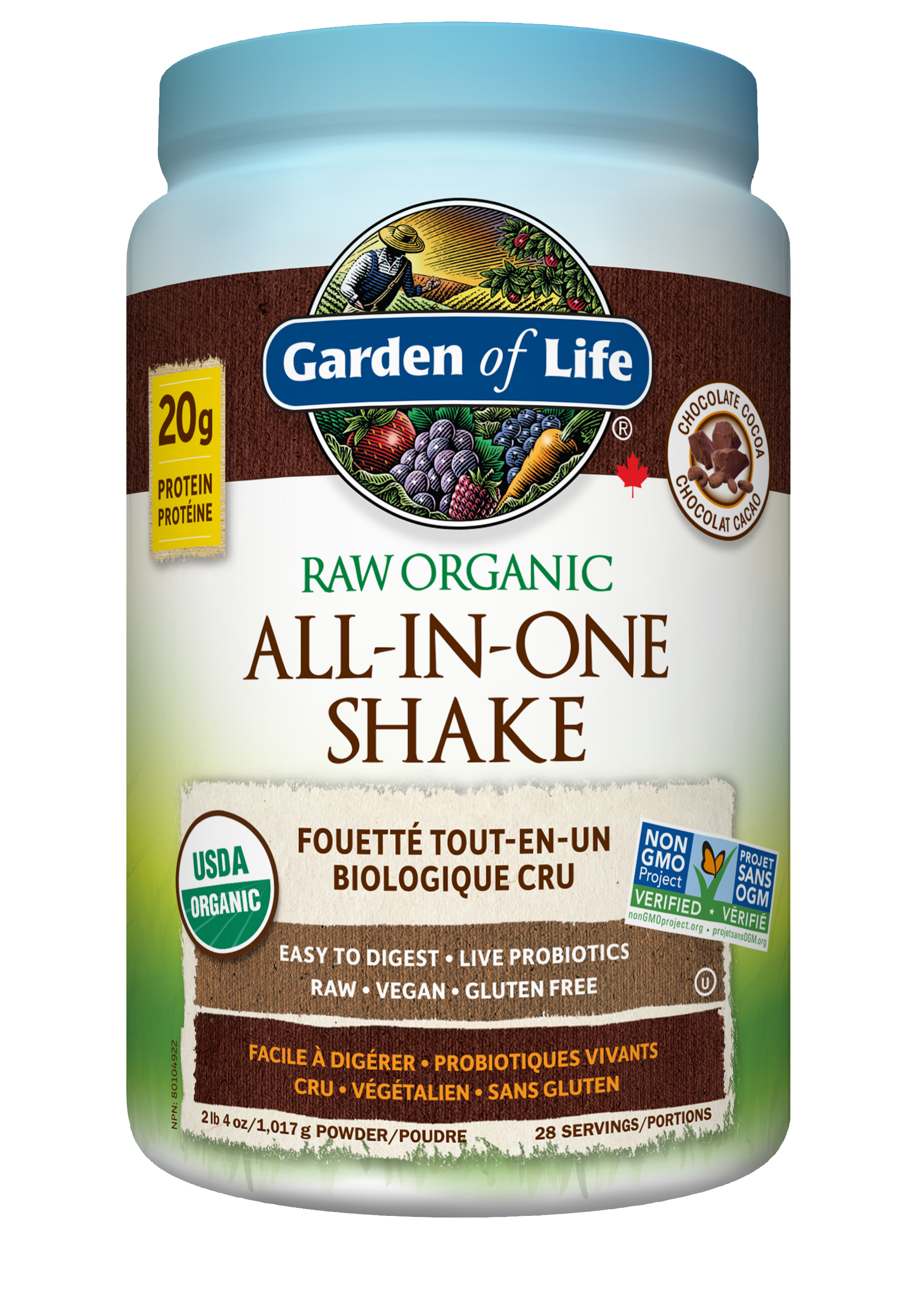 Garden of Life RAW Organic ALL-IN-ONE Shake (Flavour Options)