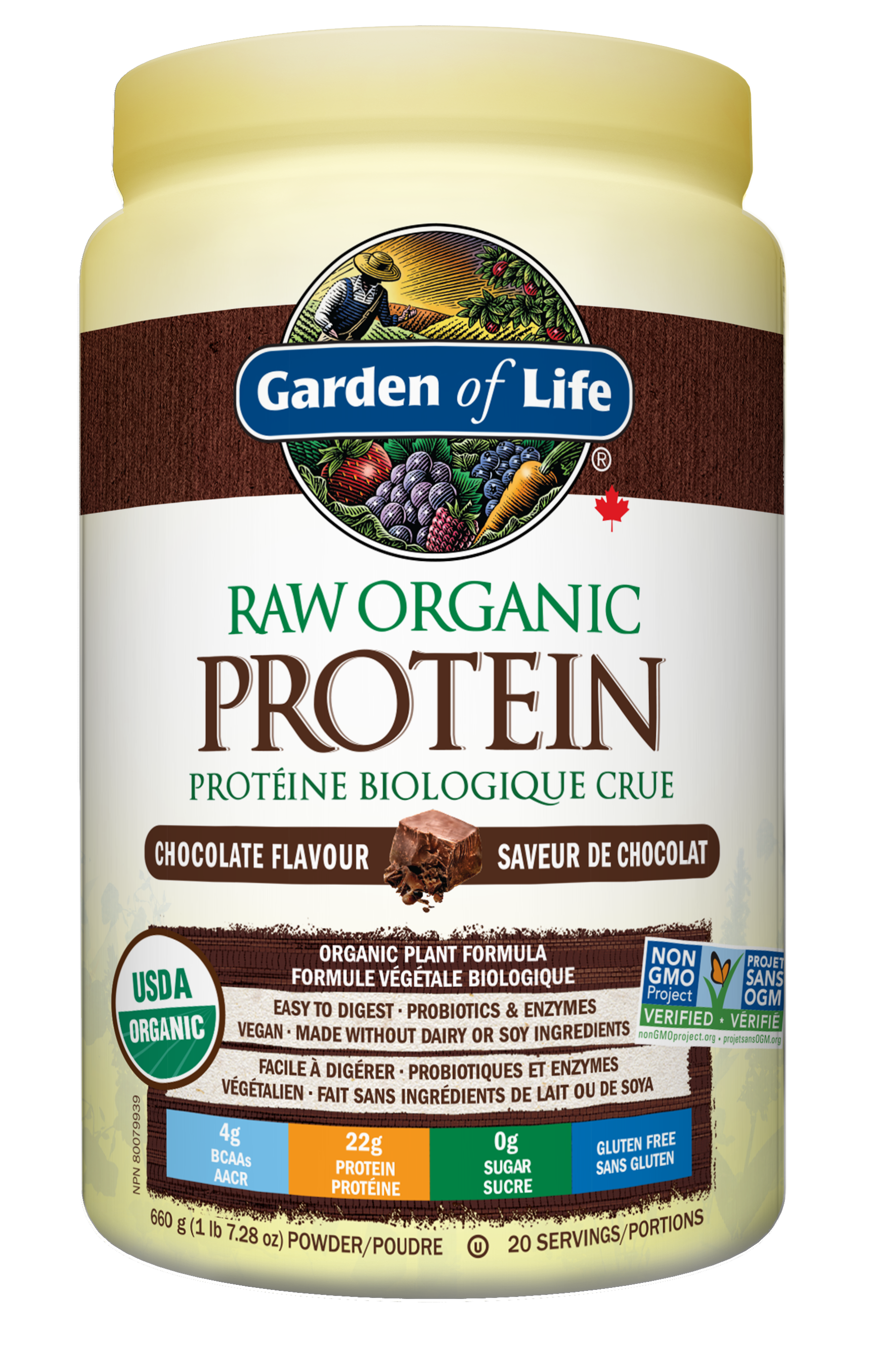 Garden of Life RAW Organic Proteinâ„¢ (Flavour Options)