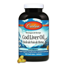 Carlson Laboratories Cod Liver Oil Lemon 300 SG 300g