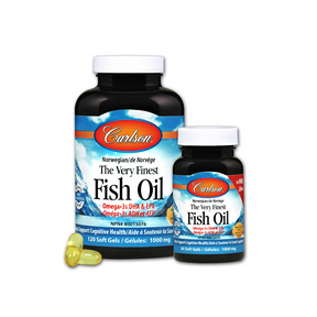 Carlson Laboratories Very Finest Fish Oil Lemon 150caps