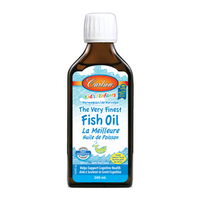 Carlson Laboratories Very Finest Fish Oil for Kids Lemon 200ml