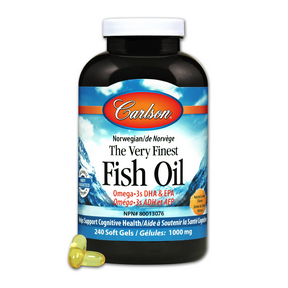Carlson Laboratories Very Finest Fish Oil Lemon 240sg