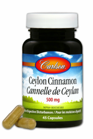 Carlson Laboratories Ceylon Cinnamon 45caps