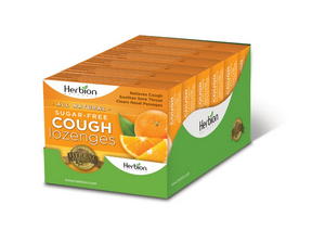 Herbion Naturals Sugar Free Orange Cough Loz 6 x 18lz