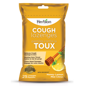 Herbion Naturals Honey Lemon Cough Loz Pouches 5 x 25lz