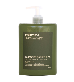 Routine Natural Beauty	Dirty Hipster Natural Body Cream	350ml