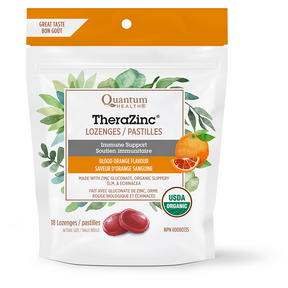 Quantum	Organic TheraZinc Blood Orange (18 Lozenges)