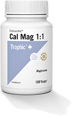 Trophic Cal-Mag Chelazome 1:1 (120 VCaps)