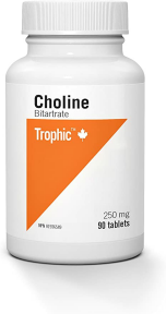 Trophic Choline Bitartate (90 Tablets)