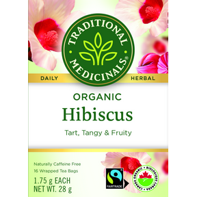 Traditional Medicinals Organic Hibiscus  (16 Tea Bags)