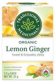 Traditional MedicinalsOrganic Lemon Ginger (16 Tea Bags)