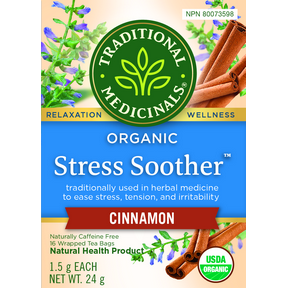 Traditional Medicinals Organic Stress Soother Cinnamon (16 Tea Bags)