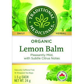 Traditional Medicinals Organic Lemon Balm  (16 Tea Bags)