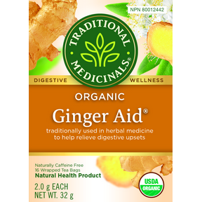 Traditional Medicinals Organic Ginger Aid (16 Tea Bags)