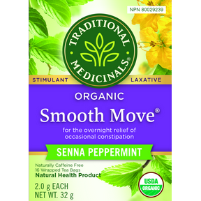 Traditional Medicinals Organic Smooth Move Peppermint (16 Tea Bags)