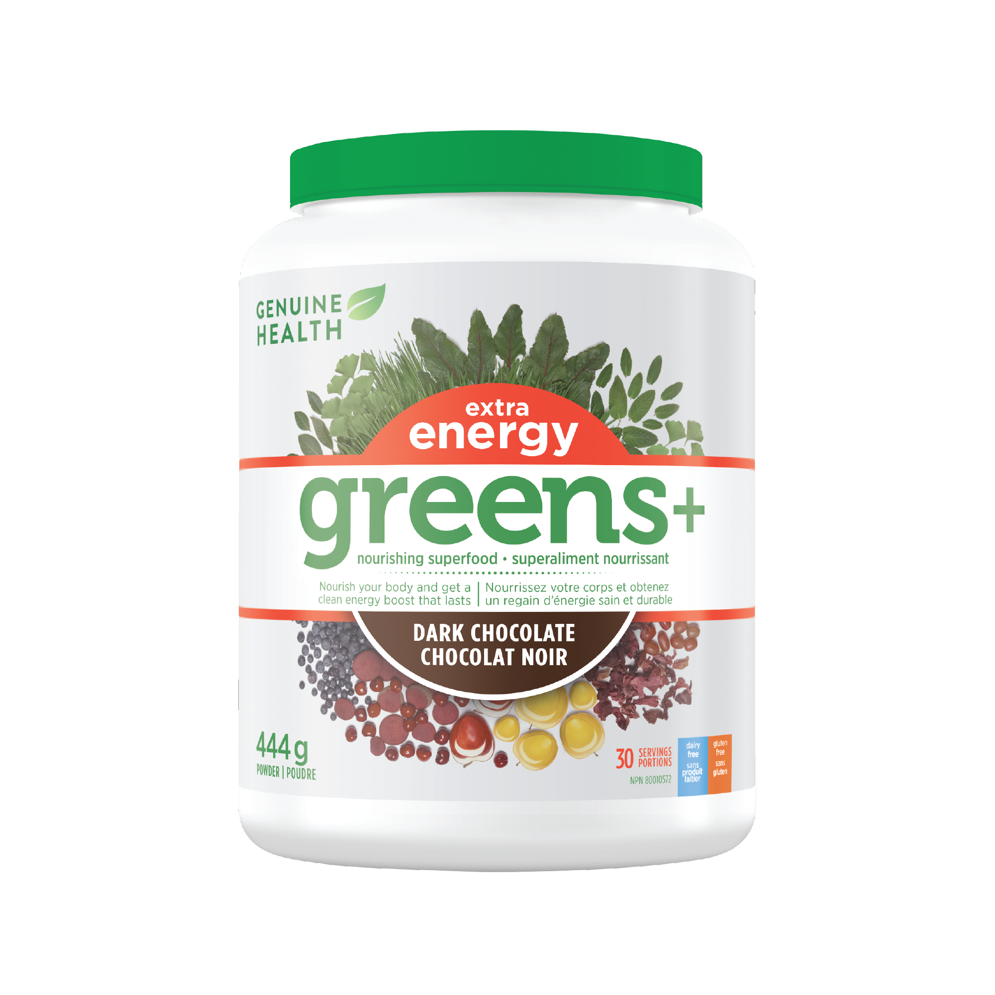 Genuine Health Greens+ Extra Energy (Flavour Options)