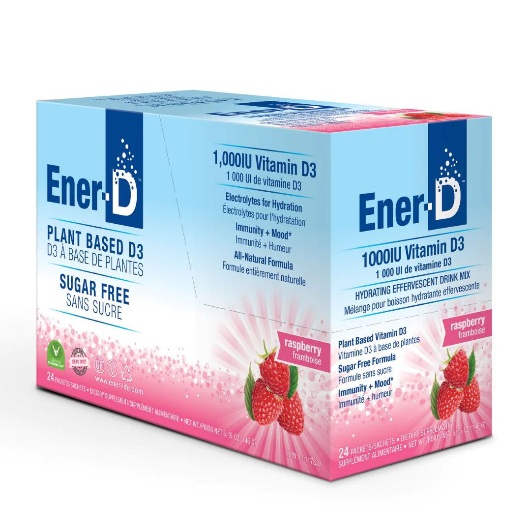 Ener-Life Ener-D Sugar-Free Vitamin D3 1000IU (Flavour Options)
