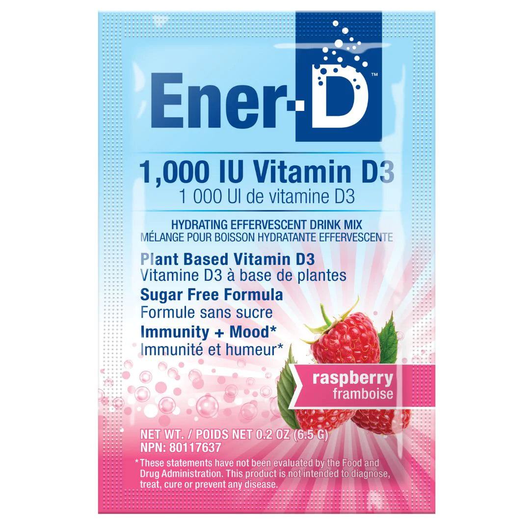 Ener-Life Ener-D Sugar-Free Vitamin D3 1000IU (Flavour Options)