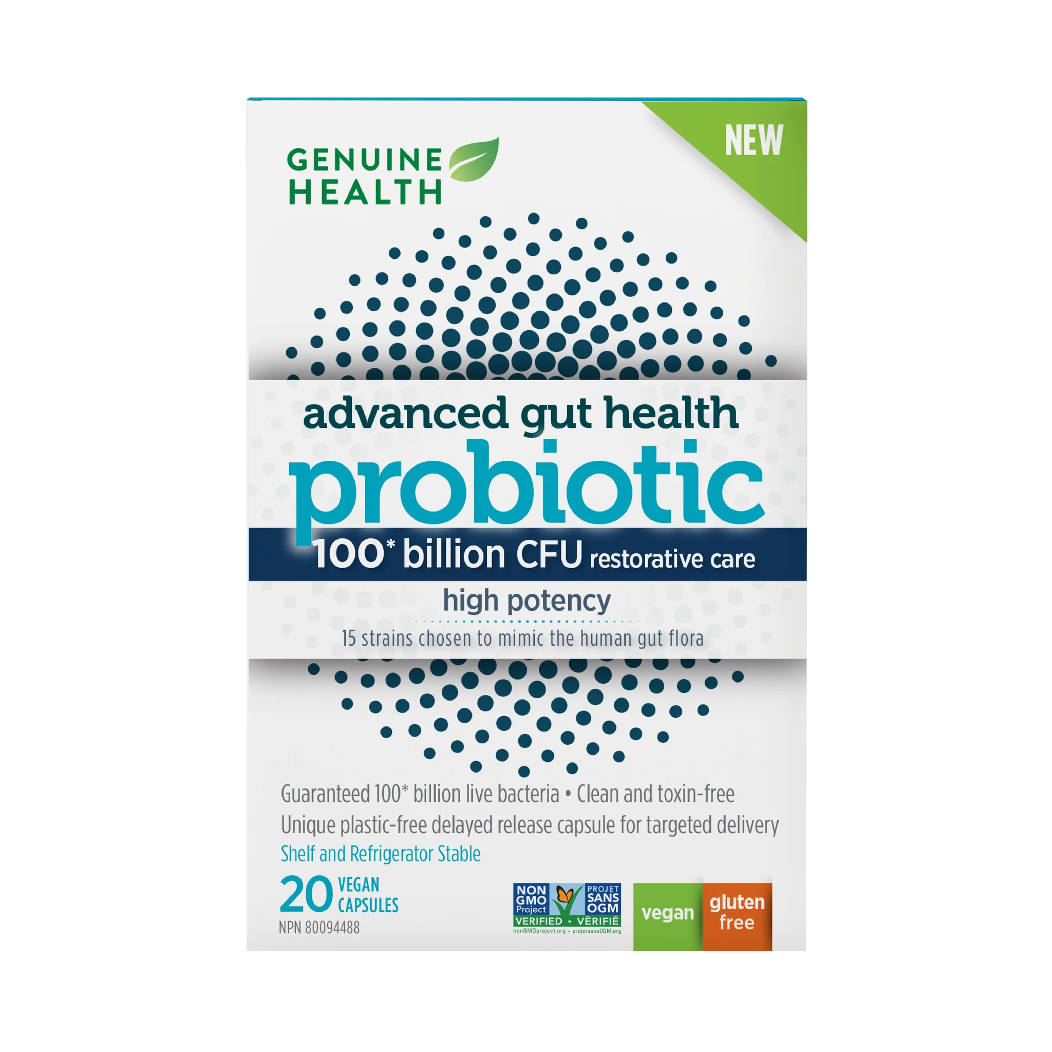 Genuine Health Re-Balancing Probiotic - 100 Billion
