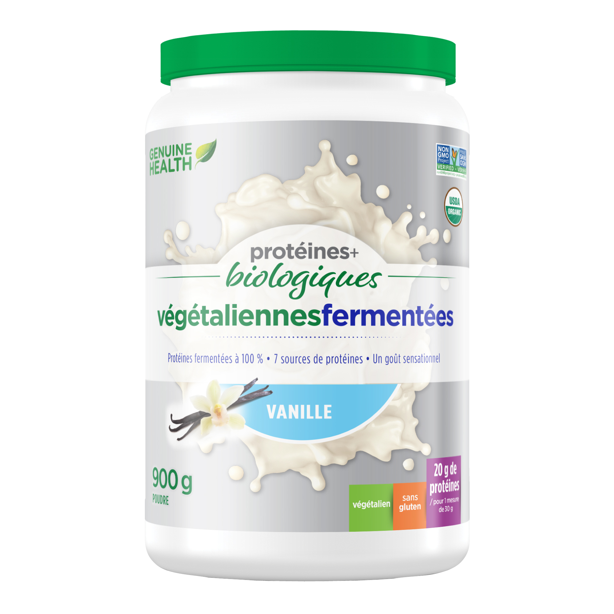 Genuine Health Fermented Organic Vegan Protein (Flavour Options)