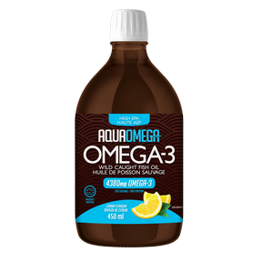 AquaOmega High EPA Omega-3 4380 mg - Lemon